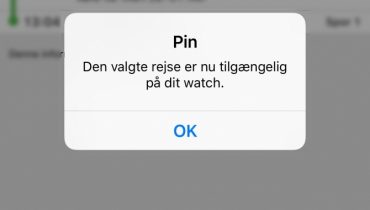 Rejseplanen virker nu på Apple Watch