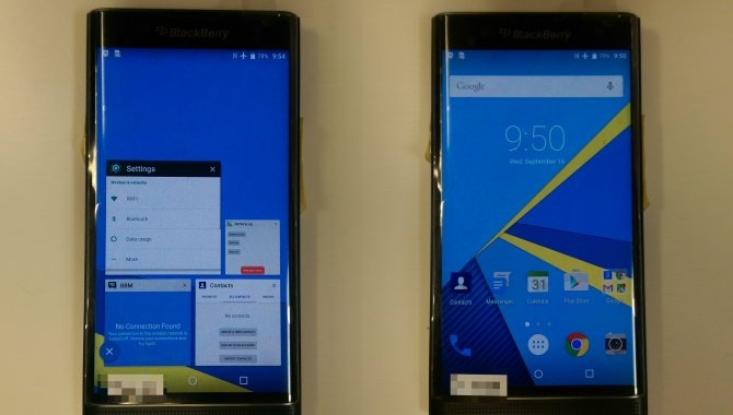 Flere billeder af BlackBerrys Android-smartphone ude