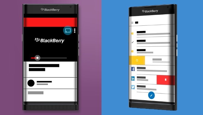 Billeder viser BlackBerrys Android-smartphone frem
