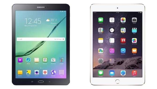 Sammenligning: Apple iPad Air 2 mod Samsung Galaxy Tab S2
