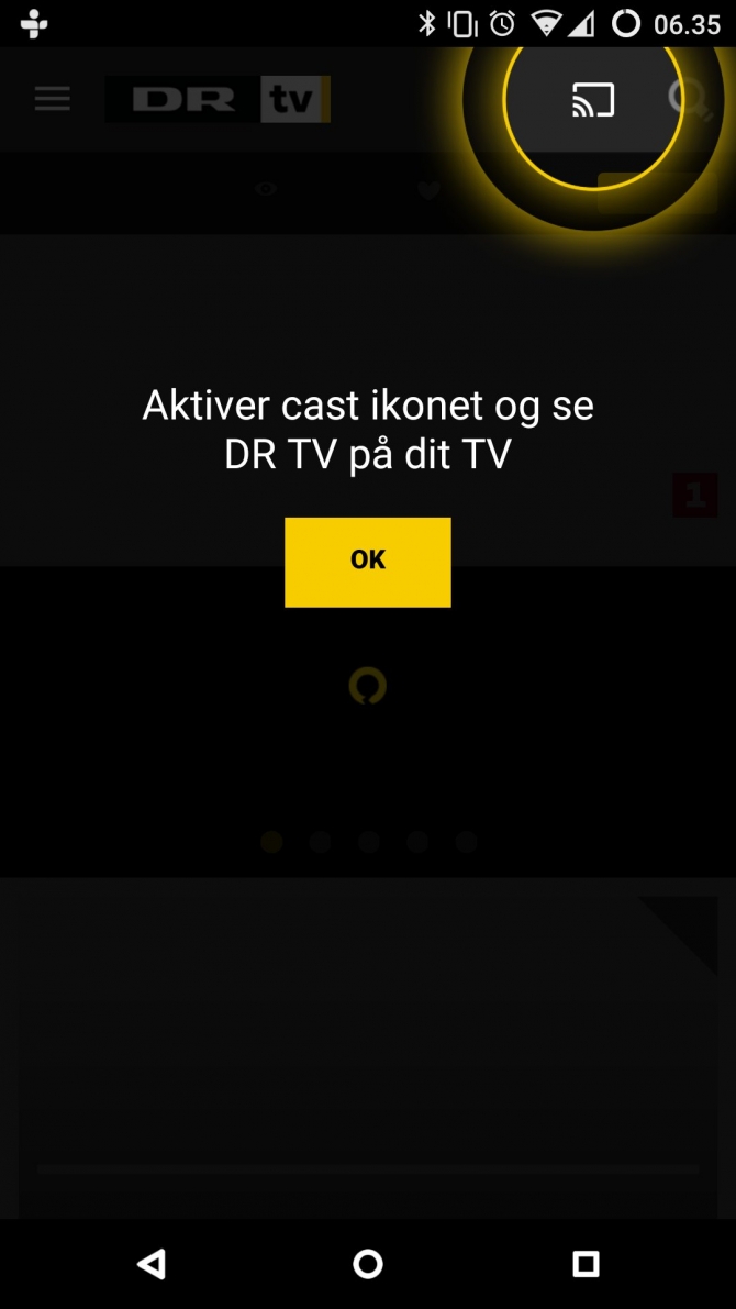 Tilkalde gå ind restaurant DR TV understøtter nu Chromecast til Android og iOS