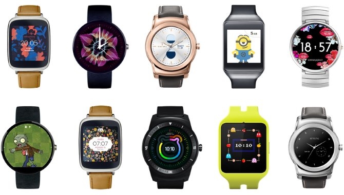 17 nye urskiver klar til Android Wear fra store brands