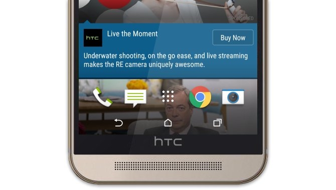 Nu kommer der reklamer i HTC’s BlinkFeed-nyhedsapp