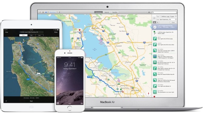 Apple Maps kan komme til din webbrowser
