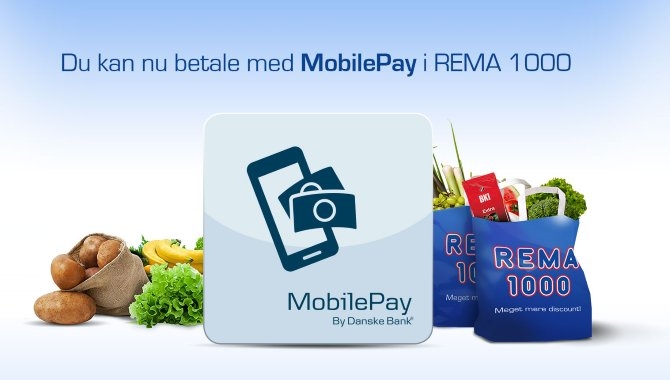 Betal med MobilePay i alle 261 Rema 1000-butikker
