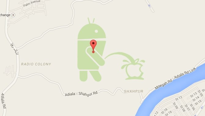 Redigering af Google Maps deaktiveret efter hærværk