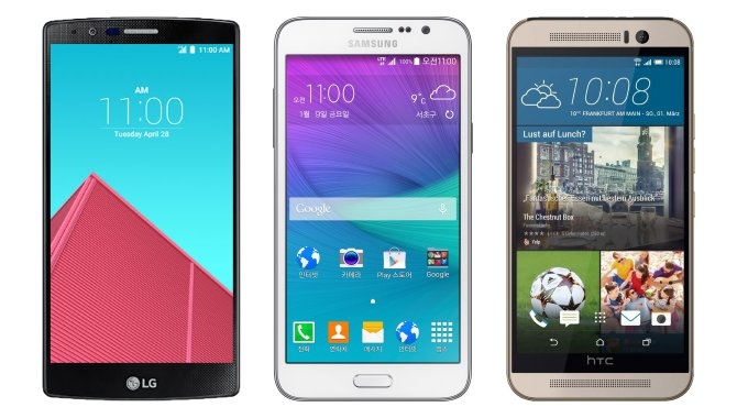 LG G4 mod Samsung Galaxy S6 og HTC One M9: Hvilken er bedst?