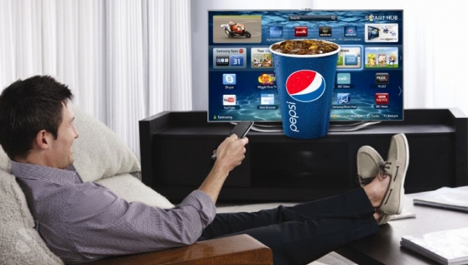 Samsung reklamerer flittigt for Pepsi