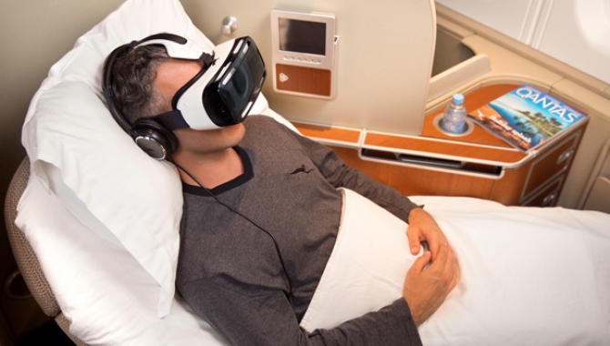 Samsung Gear VR udleveres til flyrejsende på første klasse