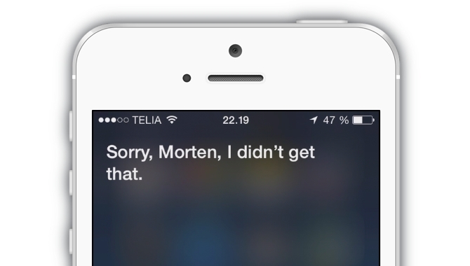 Apple arbejder på dansktalende Siri