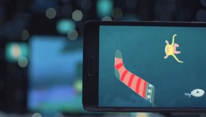 Samsung klar med sød julereklame fordelt på 74 skærme