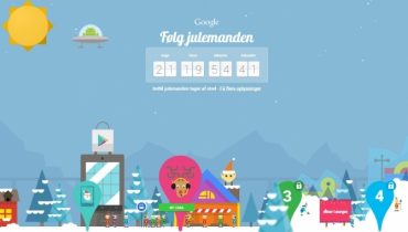 Følg julemanden med Google