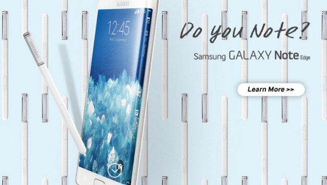 Samsung Galaxy Note Edge: Danmark blandt de første