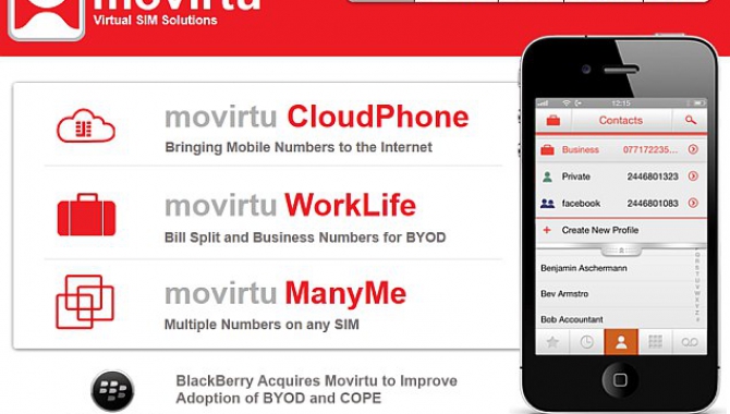 BlackBerry køber Movirtu som arbejder med virtuelle SIM-kort