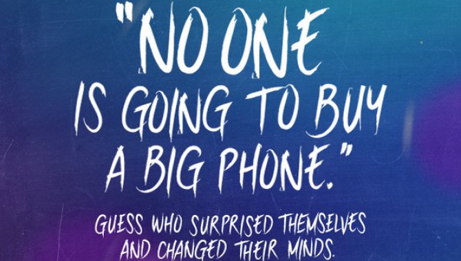 Steve Jobs: Ingen vil nogensinde købe en stor telefon