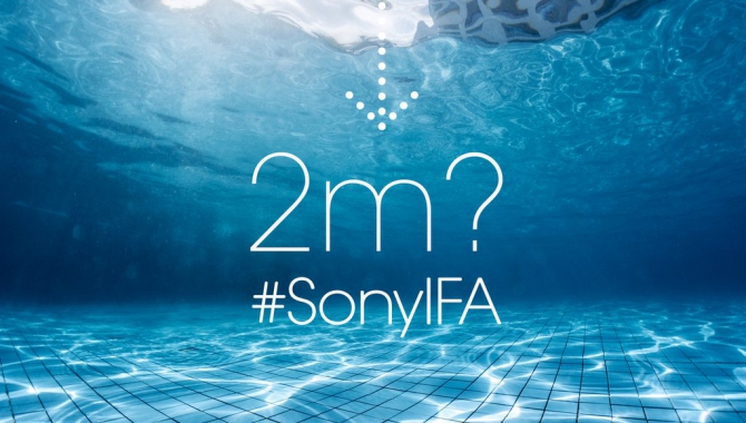 Sony teaser for vandtætte produkter forud for IFA 2014