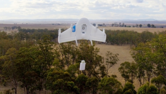 Googles Project Wing tester luftpost med droner