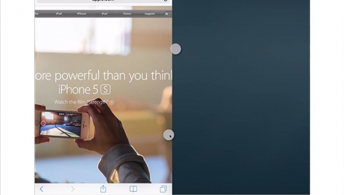 Udvikler viser split-screen multitasking på iPad med iOS 8