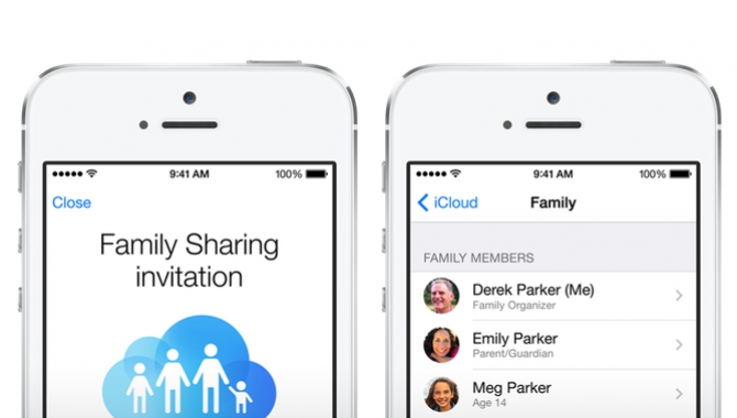 iOS 8s Familiedeling samler hjemmefrontens Apple-grej