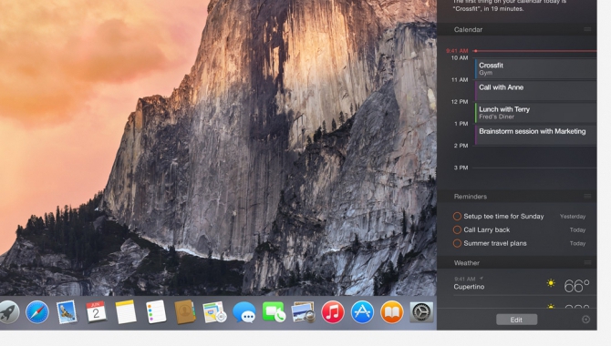 Apple præsenterer OS X Yosemite – enhver iOS brugers drøm