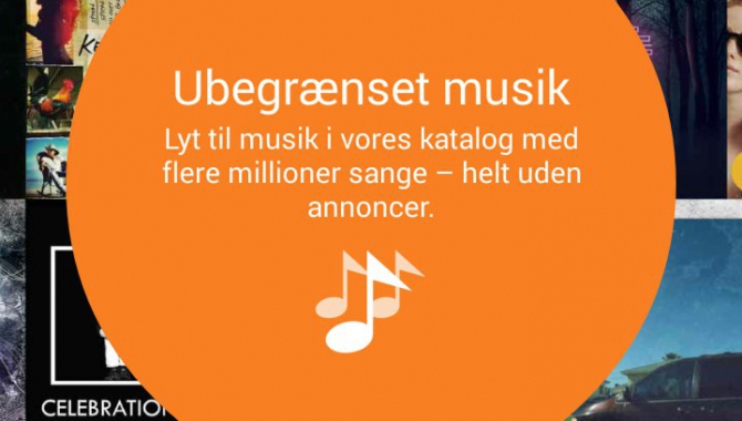 Musik med Google er nu i Danmark