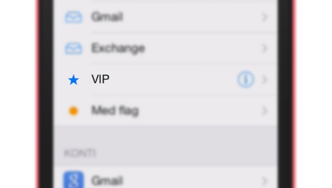 Sådan giver du en kontakt VIP-status i Mail appen på iPhone [TIP]
