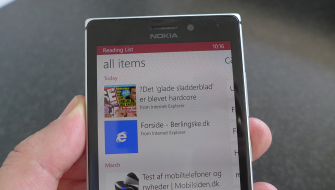 Reading List app klar til Windows Phone 8.1