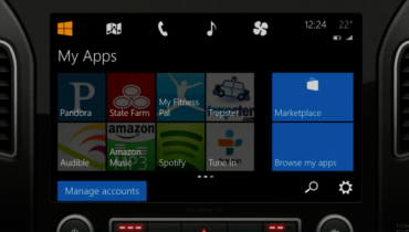 Windows 8s tiles kommer til bilen