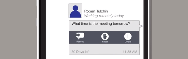Hvis du har sendt en SMS i den gale retning, kan du fortryde med