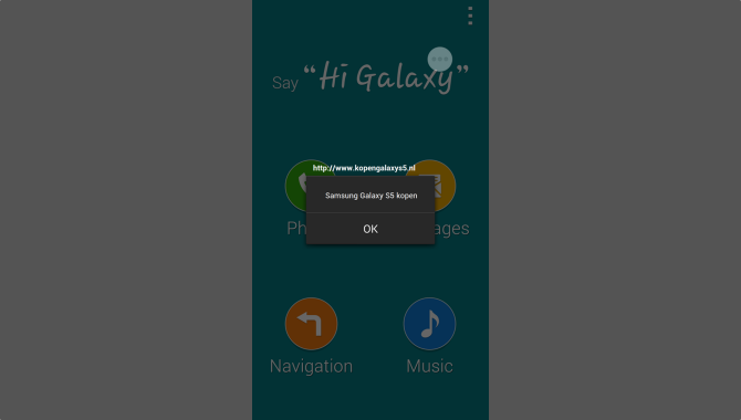 Lækket: Galaxy S5 er klar, når du siger Hej Galaxy bag rattet