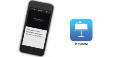 Tip: Keynote-præsentationer kan styres direkte fra din iPhone