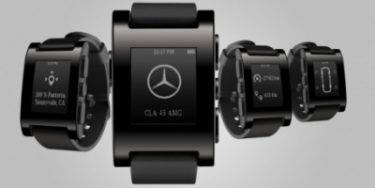 Smart-uret Pebble bliver dus med biler fra Mercedes