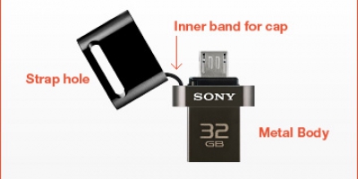 Dual USB flash-adapter fra Sony – Made for Android