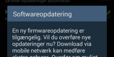 Samsung Galaxy Note 3 – opdatering klar