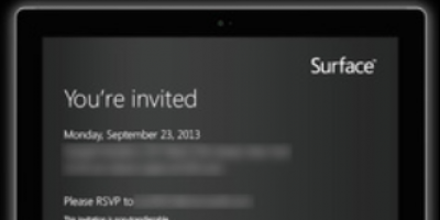 Microsoft inviterer til Surface 2-event