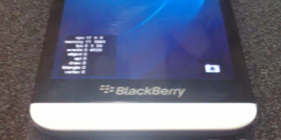 BlackBerrys nye flagskib A10, se et lækket billede