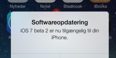 iOS 7 beta 2 klar til udviklerne