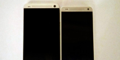HTC One og HTC One Mini side om side i billedlæk