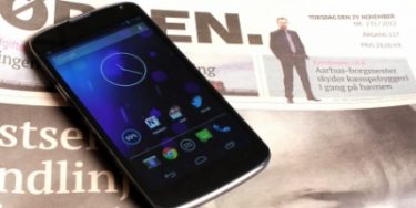 LG dropper trådløs Nexus 4 oplader