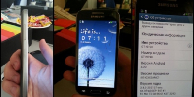 Samsung Galaxy S 4 Mini spottet på officiel website