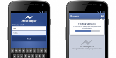 Brug Facebook Messenger uden Facebook