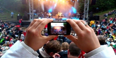 Få sangtekster på mobilen når du er til koncert