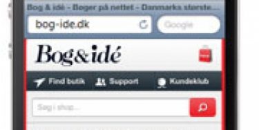 Bog & Idé klar med en mobil webshop