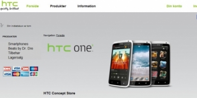 HTC har åbnet koncept-webshop