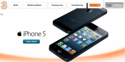 Her er iPhone 5 priserne fra 3