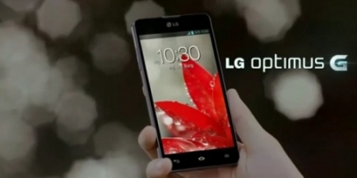 LG Optimus G får bagside af glas