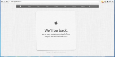 Nedtællingen er i gang – Apple Store er nede