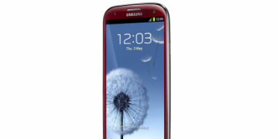 Samsung Galaxy S III kommer nu i rød