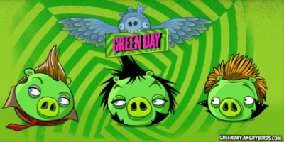 Green Day-musikudgave på vej af Angry Birds