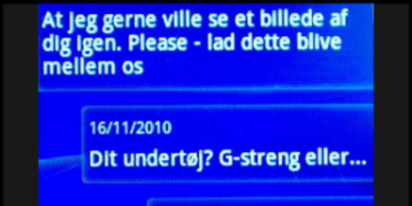 Lærer har sendt frække smser til elev